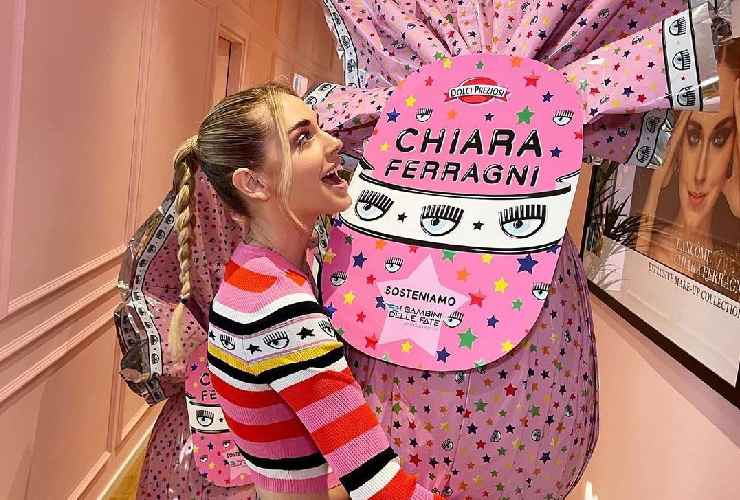 Chiara Ferragni e le uova di Pasqua 