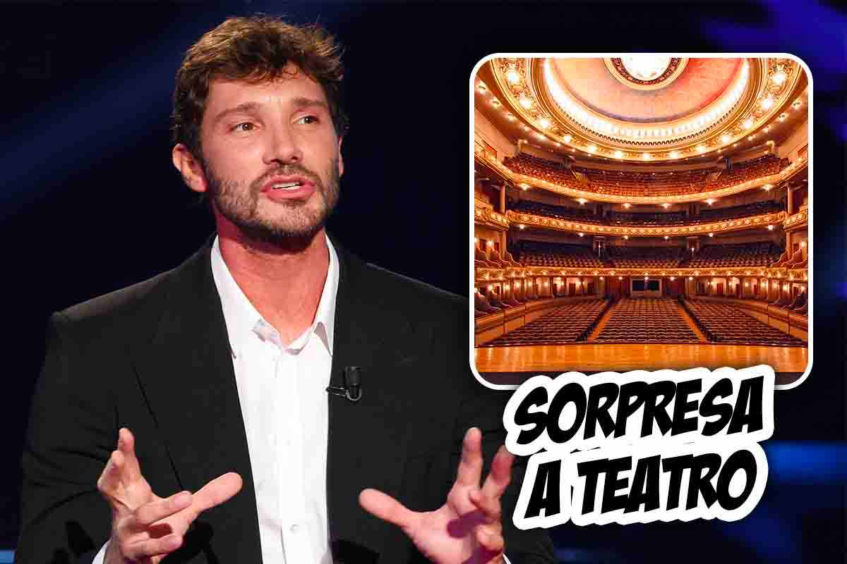 Stefano De Martino sorpresa teatro