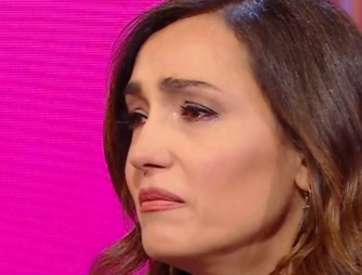 Caterina Balivo scoppia a piangere