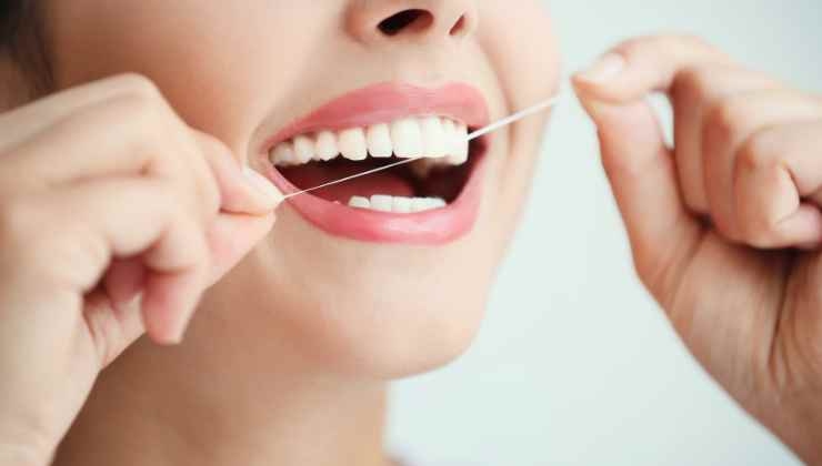 Igiene orale lavano denti errore
