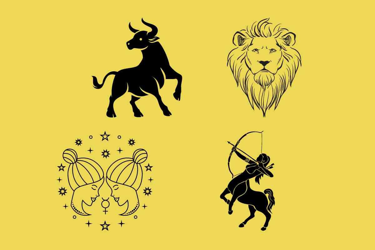 I quattro segni zodiacali materialisti