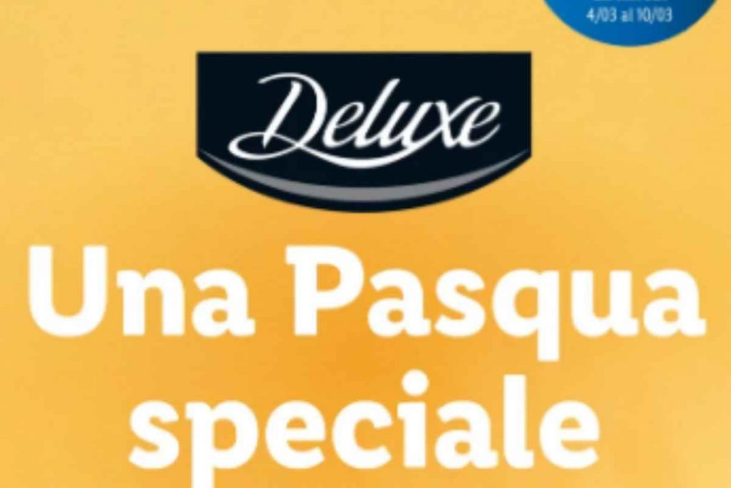 linea deluxe lidl offerte per pasqua