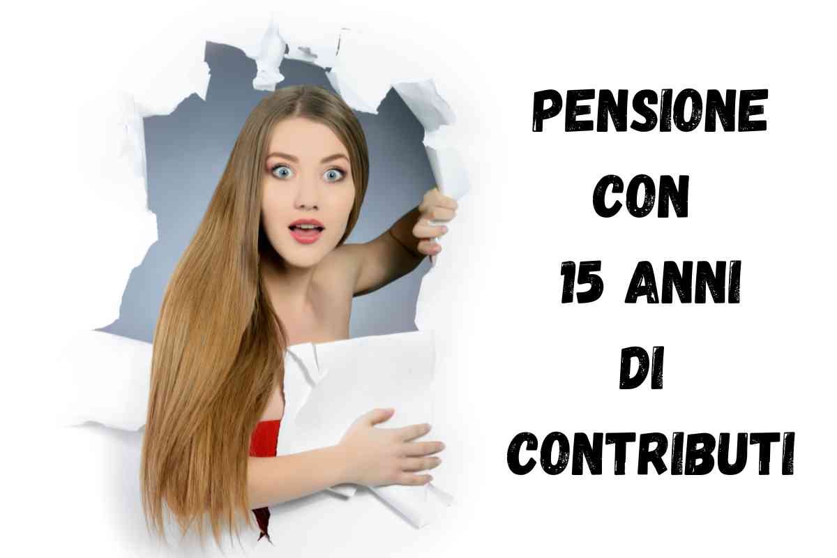 pensione con 15 anni di contributi