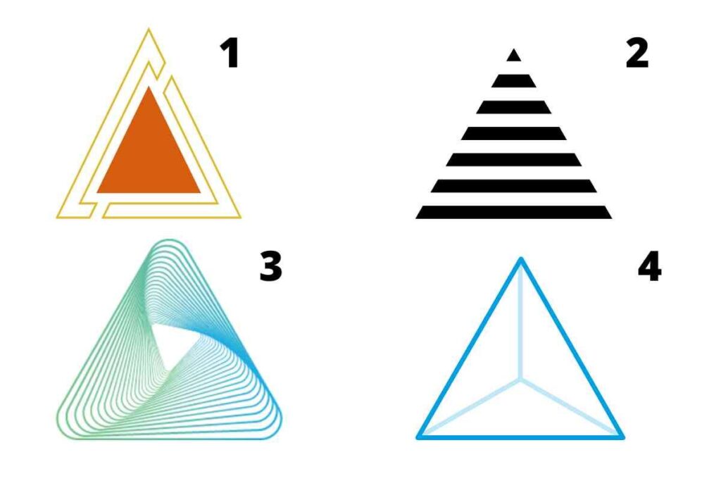 test personalità triangoli