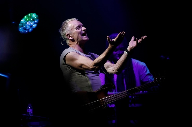 Un'esibizione di Sting